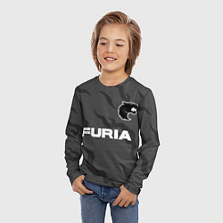 Лонгслив детский Форма Furia, цвет: 3D-принт — фото 2