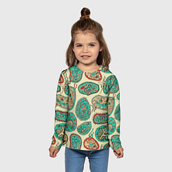Лонгслив детский Бактерии, цвет: 3D-принт — фото 2