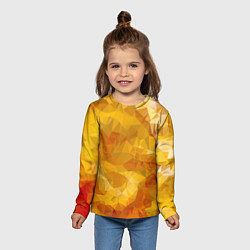 Лонгслив детский Yellow style, цвет: 3D-принт — фото 2