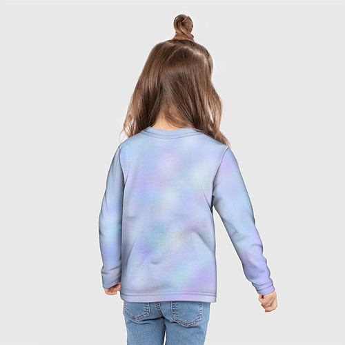 Детский лонгслив Инопланетная растительная жизнь / 3D-принт – фото 6