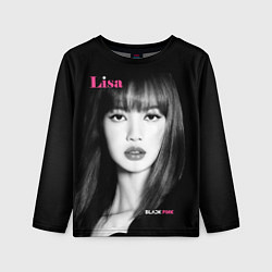 Лонгслив детский Blackpink Lisa Portrait, цвет: 3D-принт