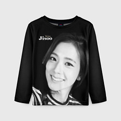 Лонгслив детский Blackpink Jisoo in vest, цвет: 3D-принт