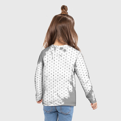 Детский лонгслив Angels of Death glitch на светлом фоне / 3D-принт – фото 6