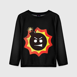 Детский лонгслив Serious Sam logo