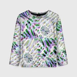 Детский лонгслив Floral abstract