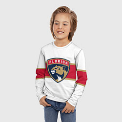 Лонгслив детский Florida panthers - uniform - hockey, цвет: 3D-принт — фото 2