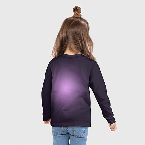 Детский лонгслив Песик и две тыквы на Хэллоуин / 3D-принт – фото 6