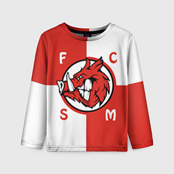 Лонгслив детский FCSM мясо, цвет: 3D-принт