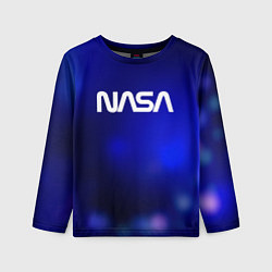 Лонгслив детский Nasa звёздное небо, цвет: 3D-принт