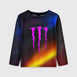 Лонгслив детский Monster energy gradient color, цвет: 3D-принт