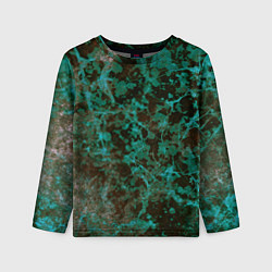 Лонгслив детский Абстракция - водоросли, цвет: 3D-принт