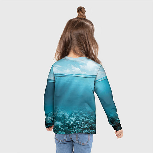 Детский лонгслив Nirvana Cat / 3D-принт – фото 6