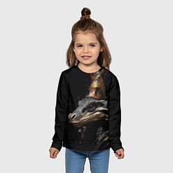 Лонгслив детский Хранитель нового года, цвет: 3D-принт — фото 2