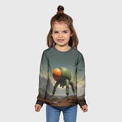 Лонгслив детский Инопланетный шагоход, цвет: 3D-принт — фото 2