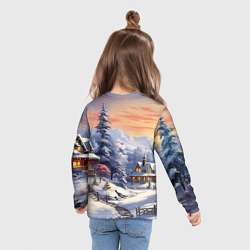 Детский лонгслив Красный дракончик 2024 / 3D-принт – фото 6