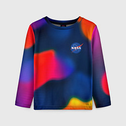 Детский лонгслив Nasa gradient sportcolor