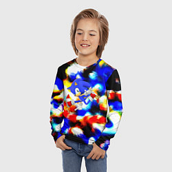 Лонгслив детский Sonic colors, цвет: 3D-принт — фото 2