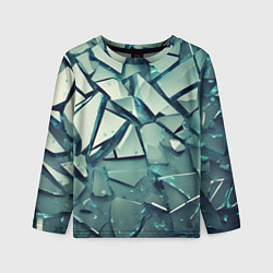 Лонгслив детский Битое стекло текстура, цвет: 3D-принт