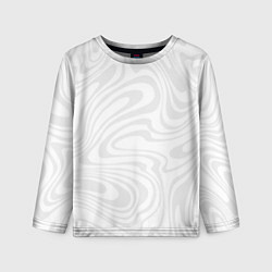 Лонгслив детский Абстрактные волны вектор, цвет: 3D-принт