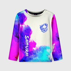 Детский лонгслив Samurai neon colors