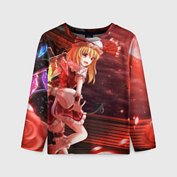 Лонгслив детский Touhou Project Flandre cute happy, цвет: 3D-принт