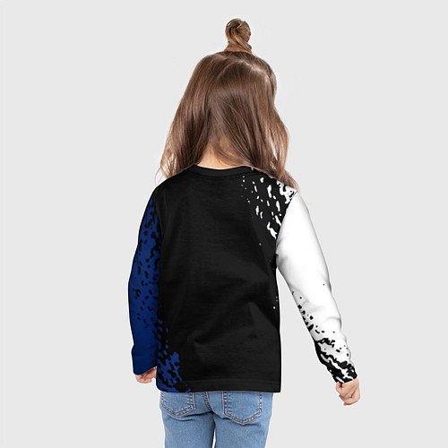 Детский лонгслив Bully game краски рокстар / 3D-принт – фото 6