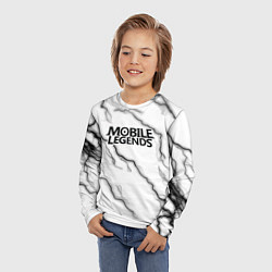Лонгслив детский Mobile legends молнии, цвет: 3D-принт — фото 2