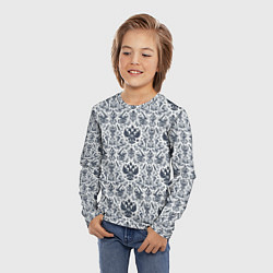 Лонгслив детский Греб России паттерн, цвет: 3D-принт — фото 2