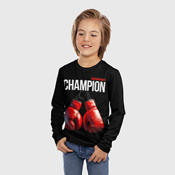 Лонгслив детский Siberian Rocky Champion, цвет: 3D-принт — фото 2