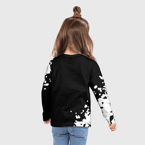 Детский лонгслив V Rising краски / 3D-принт – фото 6