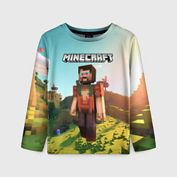 Лонгслив детский Minecraft персонаж, цвет: 3D-принт