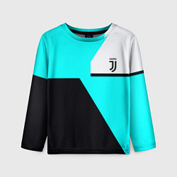 Лонгслив детский Juventus sport geometry fc, цвет: 3D-принт