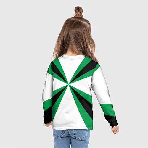 Детский лонгслив Железнодорожные войска России / 3D-принт – фото 6