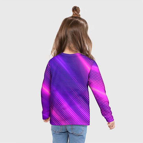 Детский лонгслив Valencia legendary sport grunge / 3D-принт – фото 6