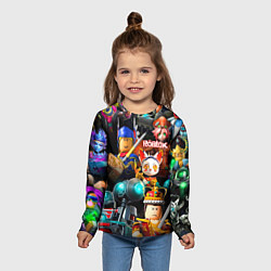 Лонгслив детский Roblox game, цвет: 3D-принт — фото 2