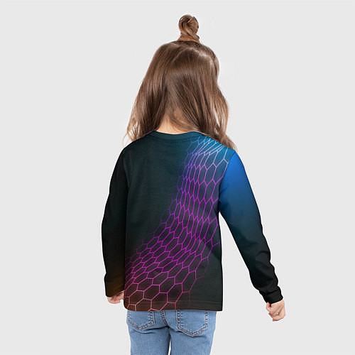 Детский лонгслив Porto футбольная сетка / 3D-принт – фото 6