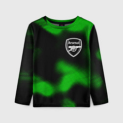 Лонгслив детский Arsenal sport halftone, цвет: 3D-принт