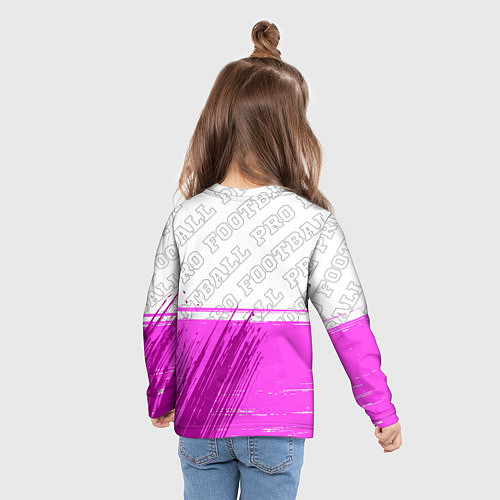 Детский лонгслив Lyon pro football посередине / 3D-принт – фото 6