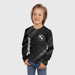 Лонгслив детский BMW sport metal, цвет: 3D-принт — фото 2