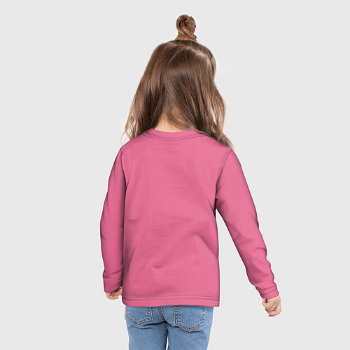 Детский лонгслив Розовая мордочка: хамлю это вы вдохновляете / 3D-принт – фото 6