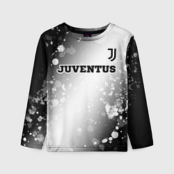 Лонгслив детский Juventus sport на светлом фоне посередине, цвет: 3D-принт
