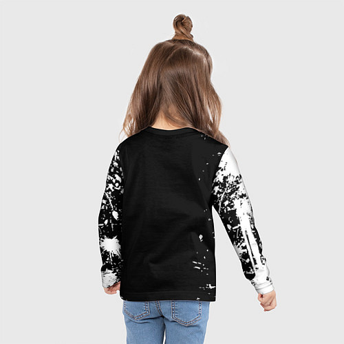 Детский лонгслив Pyrokinesis хип-хоп / 3D-принт – фото 6