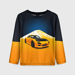 Лонгслив детский Спортивный японский автомобиль, цвет: 3D-принт