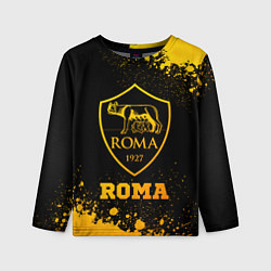 Лонгслив детский Roma - gold gradient, цвет: 3D-принт