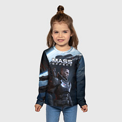 Лонгслив детский Mass Effect game, цвет: 3D-принт — фото 2