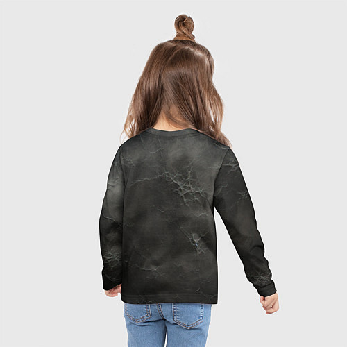 Детский лонгслив Добро пожаловать в Россию - stay true / 3D-принт – фото 6