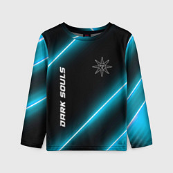 Лонгслив детский Dark Souls неоновые лампы, цвет: 3D-принт