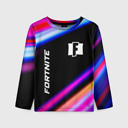 Лонгслив детский Fortnite speed game lights, цвет: 3D-принт