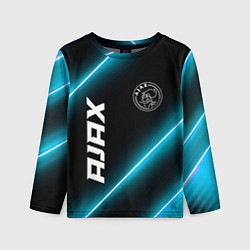 Лонгслив детский Ajax неоновые лампы, цвет: 3D-принт
