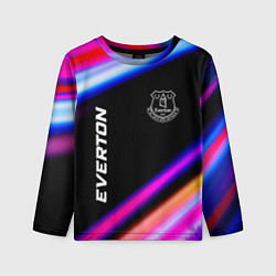 Лонгслив детский Everton speed game lights, цвет: 3D-принт